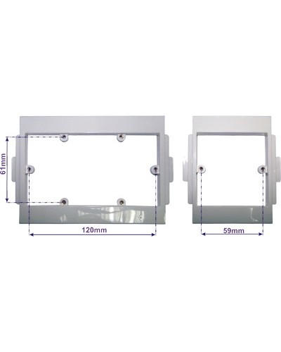 Суппорт пластиковый 45x90, под винт TWT TWT-CT100-F45X90 в Москве Аксессуары для кабель-канала Pintop.ru