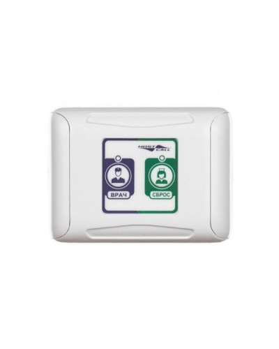 Кнопка присутствия/сброса и вызова врача Hostcall MP-434W2 в Москве Система оповещения и трансляции Hostcall Pintop.ru