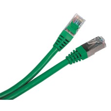 Патч-корд экранированный Hyperline PC-LPM-STP-RJ45-RJ45-C6-0.5M-LSZH-GN