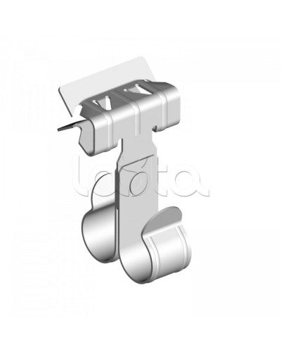 Зажим балочный 2-7 мм под трубу 32 мм двойной Промрукав (PR08.5827) в Москве Аксессуары для лотков Pintop.ru