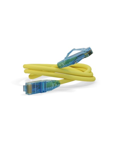 Патч-корд U/UTP Hyperline PC-LPM-UTP-RJ45-RJ45-C6-15M-LSZH-YL в Москве Патчкорды (медные) Pintop.ru