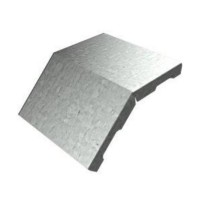 Крышка угла вертикального внешнего 45° 200х15 (0,7) для лестничного лотка ПожТехКабель (651-201)