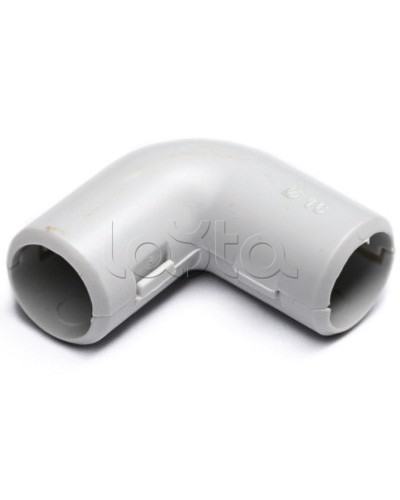 Колено открывающееся, 90 градусов 32 DKC (50532) - Колено открывающееся 90°, номинальный ф32мм, пластик, IP40, RAL 7035 в Москве Повороты, муфты, тройники Pintop.ru