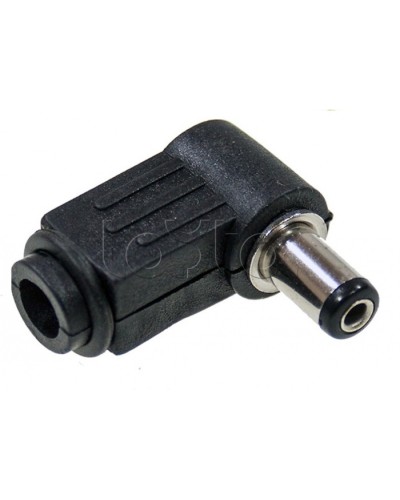 Разъем питания штекер 2.1х5.5x10мм угловой (50шт/уп) REXANT 14-0312 в Москве Коннекторы Pintop.ru