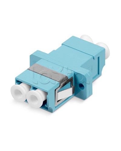 Проходной соединитель LC-LC duplex MM Cabeus (DLC-DLC-MM-OM3) в Москве Проходные адаптеры и розетки оптические Pintop.ru
