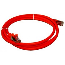 Патч-корд RJ45 - RJ45, 4 пары, FTP, категория 5е, 10 м, красный, LSZH LANMASTER LAN-PC45/S5E-10-RD