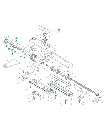 ЭлектродвигательOPP001 Came 119RID421 в Москве Запчасти для шлагбаумов и автоматики Pintop.ru
