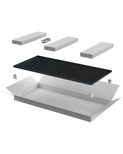 ITK LINEA N Дверь металлическая 800мм шкафа 47U чер. (LN05-47U8X-DM) в Москве Аксессуары для стоек и шкафов Pintop.ru