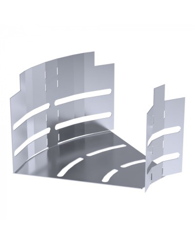 Угол горизонтальный изменяемый 0-45 градусов Стандарт INOX (AISI 316) 150х100 Промрукав (PR16.3619) в Москве Аксессуары для лотков Pintop.ru