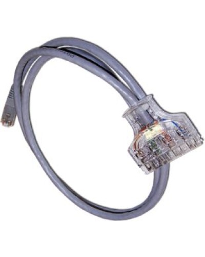 Патч-корд 110 тип - RJ45, 4 пары, UTP, категория 6, 1.5 м LANMASTER LAN-45-P4-1.5/6 в Москве Патч-корды и пигтейлы Pintop.ru