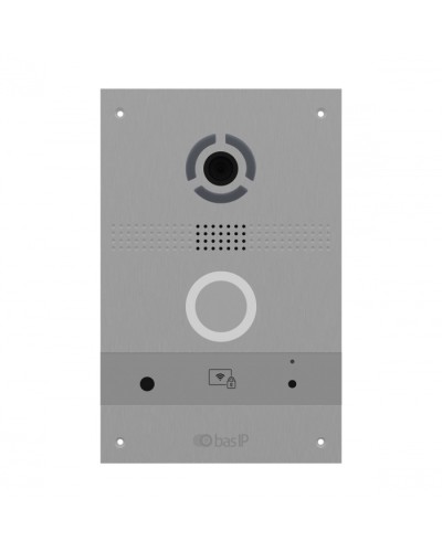 Панель вызывная индивидуальная BAS-IP AV-08FB SILVER в Москве Вызывные видеопанели малоабонентные Pintop.ru