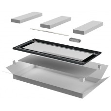 ITK LINEA N Дверь стеклянная 800мм шкафа 38U чер. (LN05-38U8X-DR)