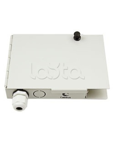 Бокс оптический настенный 19 на 4 SC/LC порта Cabeus JJT-4-SC в Москве Кросс оптический Pintop.ru