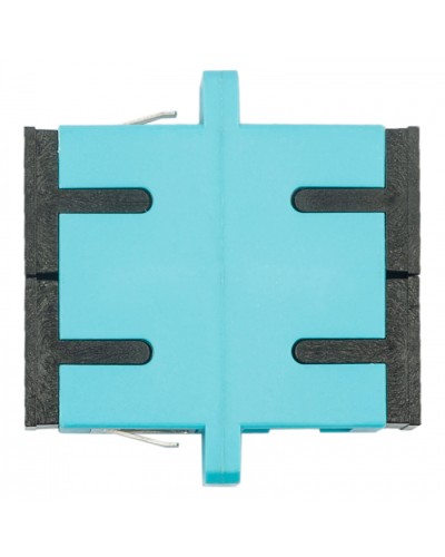 Адаптер оптический проходной SC-SC, OM3, дуплекс (duplex), бирюзовый Datarex DR-541023 в Москве Коммутационные изделия Pintop.ru