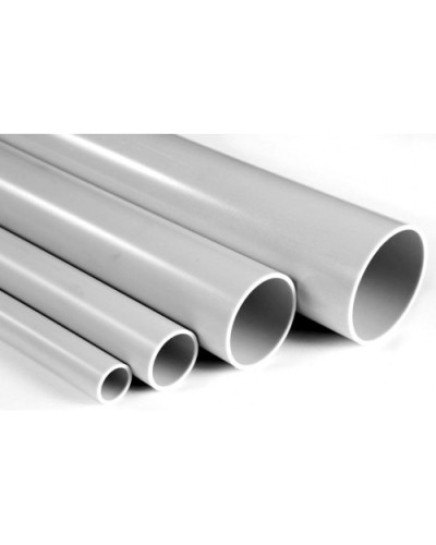 Труба гладкая ПВХ жесткая сверхтяжелая диам 40, цвет серый (3м) Экопласт 32040 в Москве Гладкая труба Pintop.ru