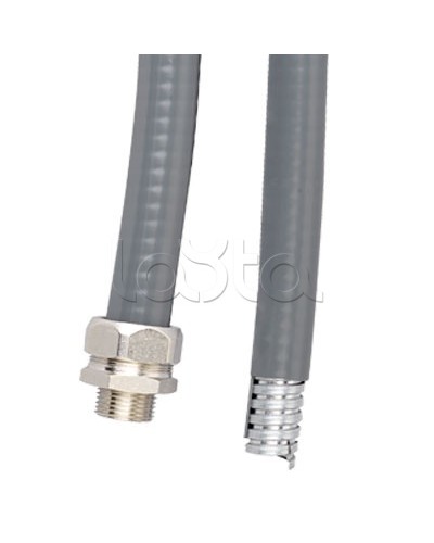 Металлорукав DN 26мм в ПВХ изоляции в оплетке из оцинкованной стали Dнар 31,5, 25 м DKC (6071T-032) в Москве Металлорукав Pintop.ru