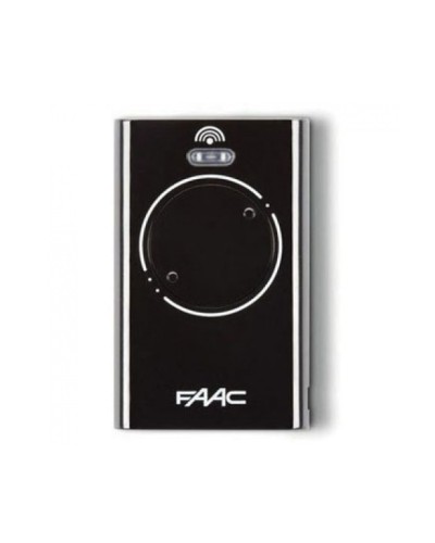 Брелок-передатчик 2-канальный Faac 7870091 (черный) в Москве Устройства радиоуправления для шлагбаумов и автоматики Pintop.ru