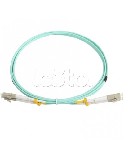 Патч-корд волоконно-оптический MM 50/125(OM3), LC-LC, duplex, LSZH, 2 м Hyperline FC-D2-503-LC/PR-LC/PR-H-2M-LSZH-AQ (FC-503-LC-LC-10G-2M) в Москве Патч-корды оптические Pintop.ru