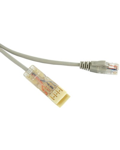 Патч-корд 110 тип-RJ45 Hyperline (PC-110-RJ45-2P-CX-2M-LSZH-GY) в Москве Патчкорды (медные) Pintop.ru