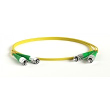 Патч-корд волоконно-оптический Hyperline FC-D2-9-FC/AR-ST/AR-H-10M-LSZH-YL