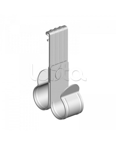 Зажим балочный вертикальный 1-5 мм под трубу 25 мм двойной Промрукав (PR08.5871) в Москве Аксессуары для лотков Pintop.ru