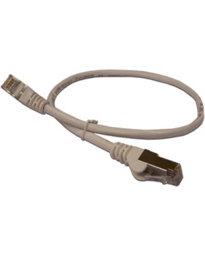 Патч-корд RJ45 - RJ45, 4 пары, FTP, категория 6, 10 м, серый LANMASTER LAN6-S45-45-10.0-GY в Москве Патчкорды (медные) Pintop.ru