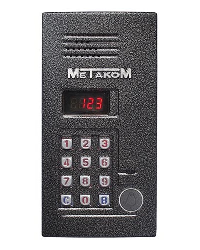 Блок вызова домофона Метаком MK2012-RFEN в Москве Блоки вызова многоабонентные Pintop.ru