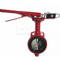 Затвордисковый с ручным приводом с контролем положения УКПЗА Спецавтоматика 3т 125/1,6(Р)-Ф.У3.1-"АМК-125v1"