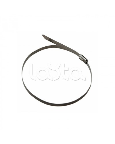 Кабельный хомут металлический 100*4,6мм для крепления термокабеля Спектрон-КХ-100-М в Москве Стяжки-хомуты Pintop.ru