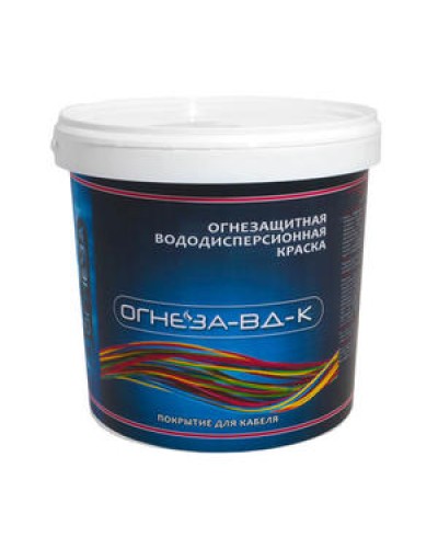 Краска огнезащитная водно-дисперсионнаявспучивающаясядля кабелей Огнеза марки«ОГНЕЗА-ВД-К» , ведро 25 кг., цвет белый в Москве Огнезащитные краски Pintop.ru