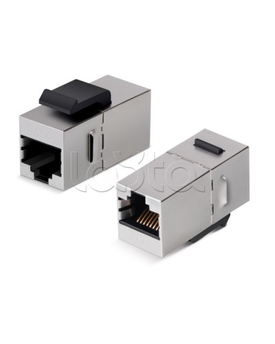 Проходной адаптер Keystone RJ45-RJ45 Cabeus (CA-KJ-8P8C-C6-SH) в Москве Коннекторы Pintop.ru