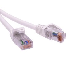 Патч-корд неэкранированный CAT5E U/UTP 4х2, LSZH, белый, 3м DKC RN5EUU4530WH