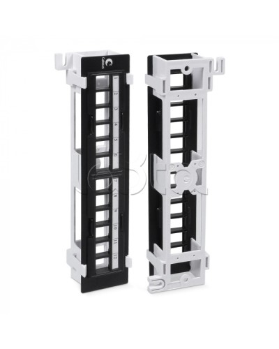 Патч-панель настенная 12 портов без модулей Cabeus (PLB-12-WL) в Москве Патч панель Pintop.ru