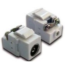 Вставка Keystone TV-розетка, винтовое соединение, белая LANMASTER LAN-OK-TV/S-WH