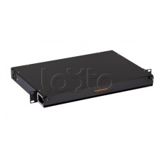 Органайзер оптический 19", 1U NIKOMAX NMC-OKFP-SL-1U-BK