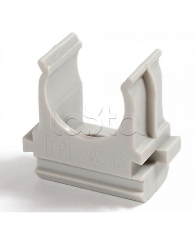 Крепёж-клипса для труб Полистирол д40 (15шт/300шт уп/кор) Промрукав (PR.02740) в Москве Держатели, клипсы, скобы Pintop.ru