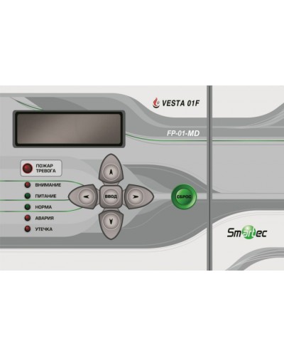Центральный блок с ЖК дисплеем и клавиатурой Smartec FP-01-MD в Москве Адресная система охранно-пожарной радиоканальной сигнализации Smartec Pintop.ru