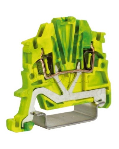 Зажим для заземления, 1,5 кв.мм желто-зеленый DKC ZHT400 в Москве Держатели, клипсы, скобы Pintop.ru