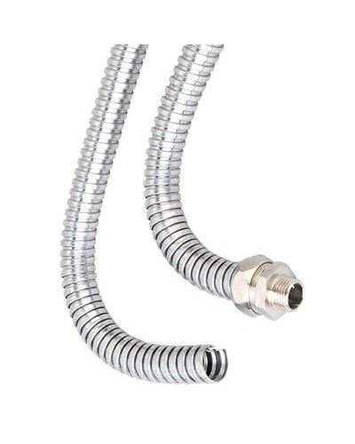 Металлорукав из оцинкованной стали DN 20мм, Dвн 20,5 мм, Dнар 24,5 мм, IP40, 50м DKC 667R2024 в Москве Металлорукав Pintop.ru