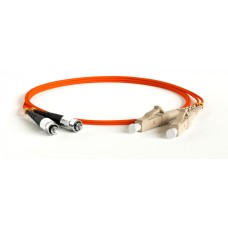 Патч-корд волоконно-оптический Hyperline FC-D2-62-FC/PR-ST/PR-H-10M-LSZH-OR