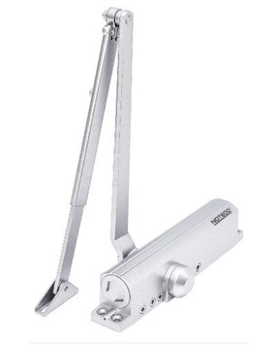 Доводчик NOTEDO DC-030-130 EN2-5 DA+BC (серебро) в Москве Доводчики Pintop.ru