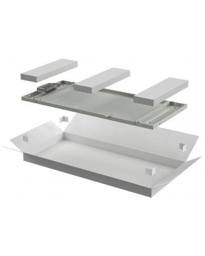 ITK LINEA N Панель задняя 600мм шкафа 18U сер. (LN35-18U6X-ZM) в Москве Аксессуары для стоек и шкафов Pintop.ru