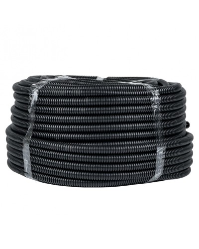 Труба гофр. ПНД с протяжкой d25 мм (75 м) черная EKF-Plast (tpnd-25n) в Москве Труба гофрированная Pintop.ru