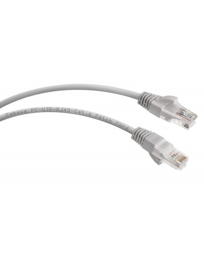 Шнур коммутационный 2xRJ-45/8P8C U/UTP кат.6 (0,5 м) Cabeus PC-UTP-RJ45-Cat.6-0.5m в Москве Патчкорды (медные) Pintop.ru