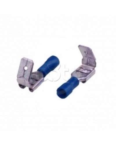 Клемма плоская изолированная 1.5-2.5 мм² (КПИ гнездо+штекер - 7.4мм+6.3мм) (100шт/уп) REXANT 08-0424 в Москве Клеммные колодки Pintop.ru