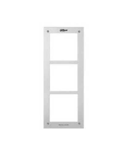 Рамка металическая для 3 модулей Dahua VTOF003 в Москве Дополнительное оборудование для СКУД Pintop.ru