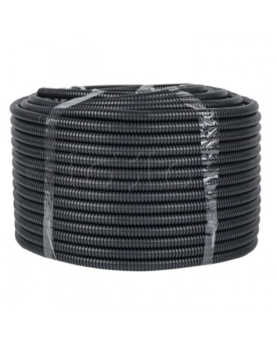 Труба гофр. ПНД с протяжкой d25 мм (50 м) черная EKF-Plast (tpnd-25-50m) в Москве Труба гофрированная Pintop.ru