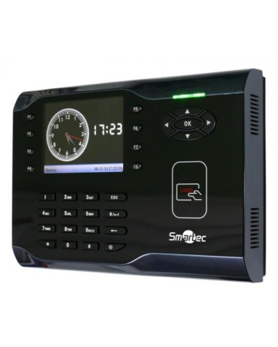 Терминал учета рабочего времени мультимедийный Smartec ST-CT500EM в Москве Контроллеры Pintop.ru