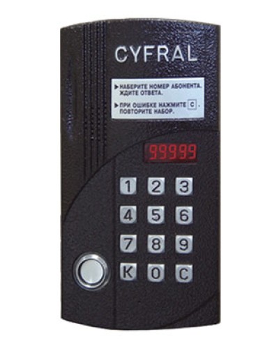 Блок вызова аудиодомофона на 20 абонентов Цифрал CCD-20/TCVС в Москве Блоки вызова многоабонентные Pintop.ru