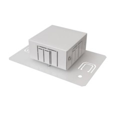 Коробка монтажная огнестойкая металлическая для троса КМОМ-ТС (2к х 10мм) 152х106х44 IP31 ПожТехКабель (077-002)